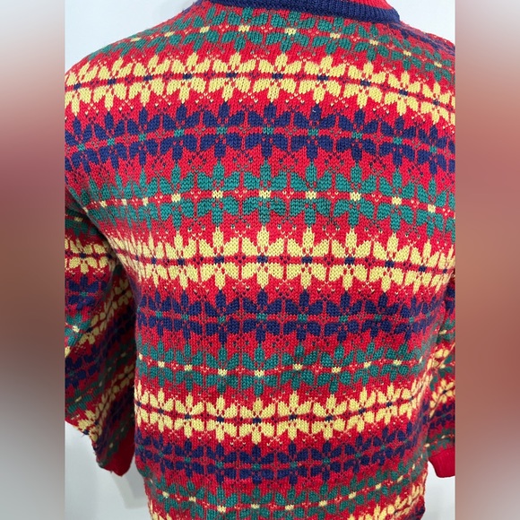 Vintage 1980s abstract Esprit men’s sweater medium - Picture 2 of 6